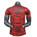 Camisa Arsenal 25/26 Treino - Vermelho Escuro - Versão Jogador
